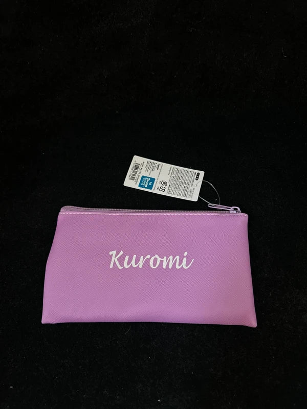 Kuromi Sanrio pencil case , zip bag , perfect gift- Sanrio- Japan