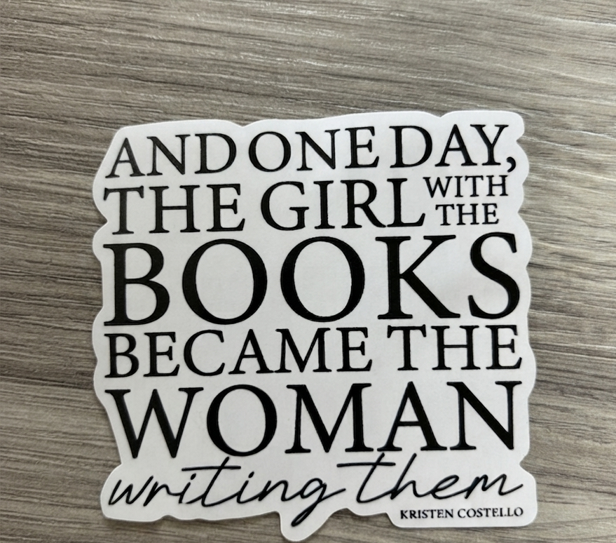 Antisocial Literature Book Club Sticker, Waterproof Vinyl Bookish Decal(Laptop, Water Bottle)