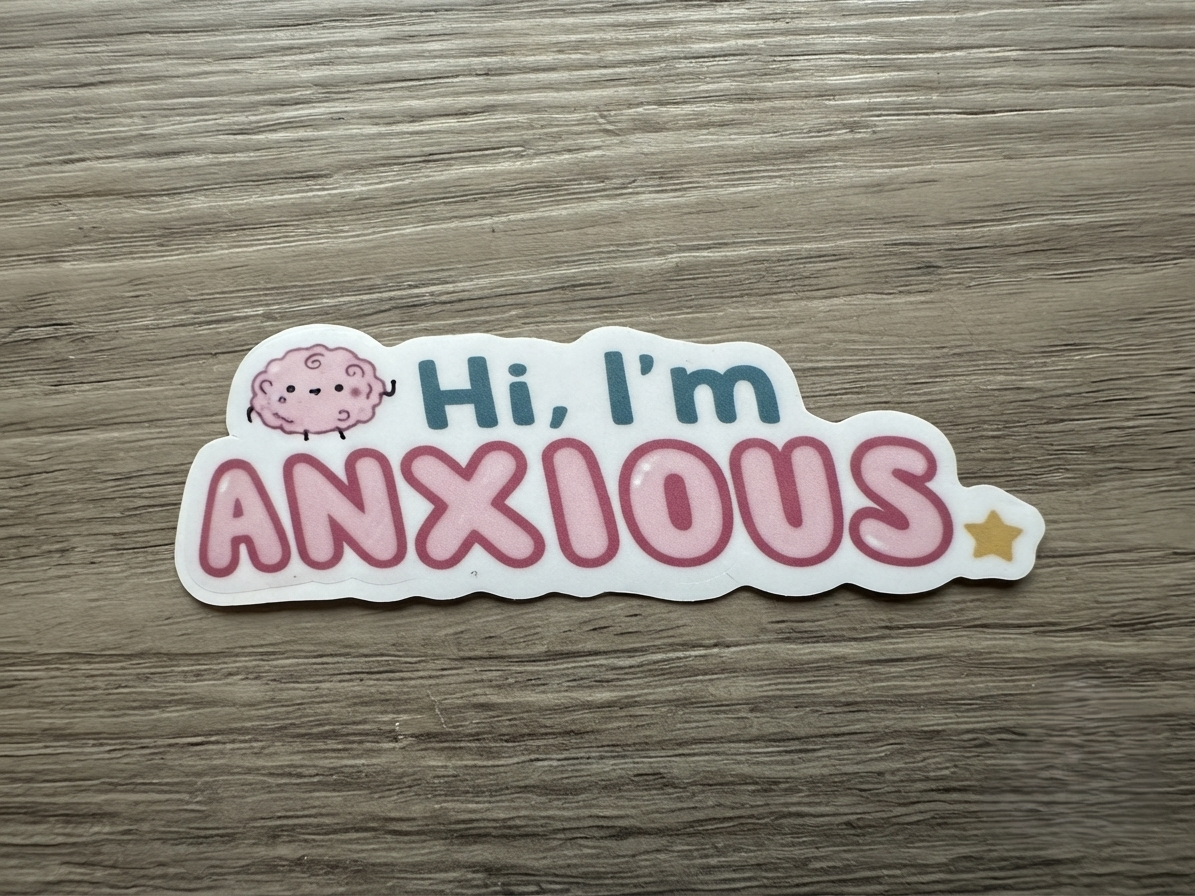 everything is fine, shxt, meme office,  Waterproof Vinyl Bookish Decal(Laptop, Water Bottle)