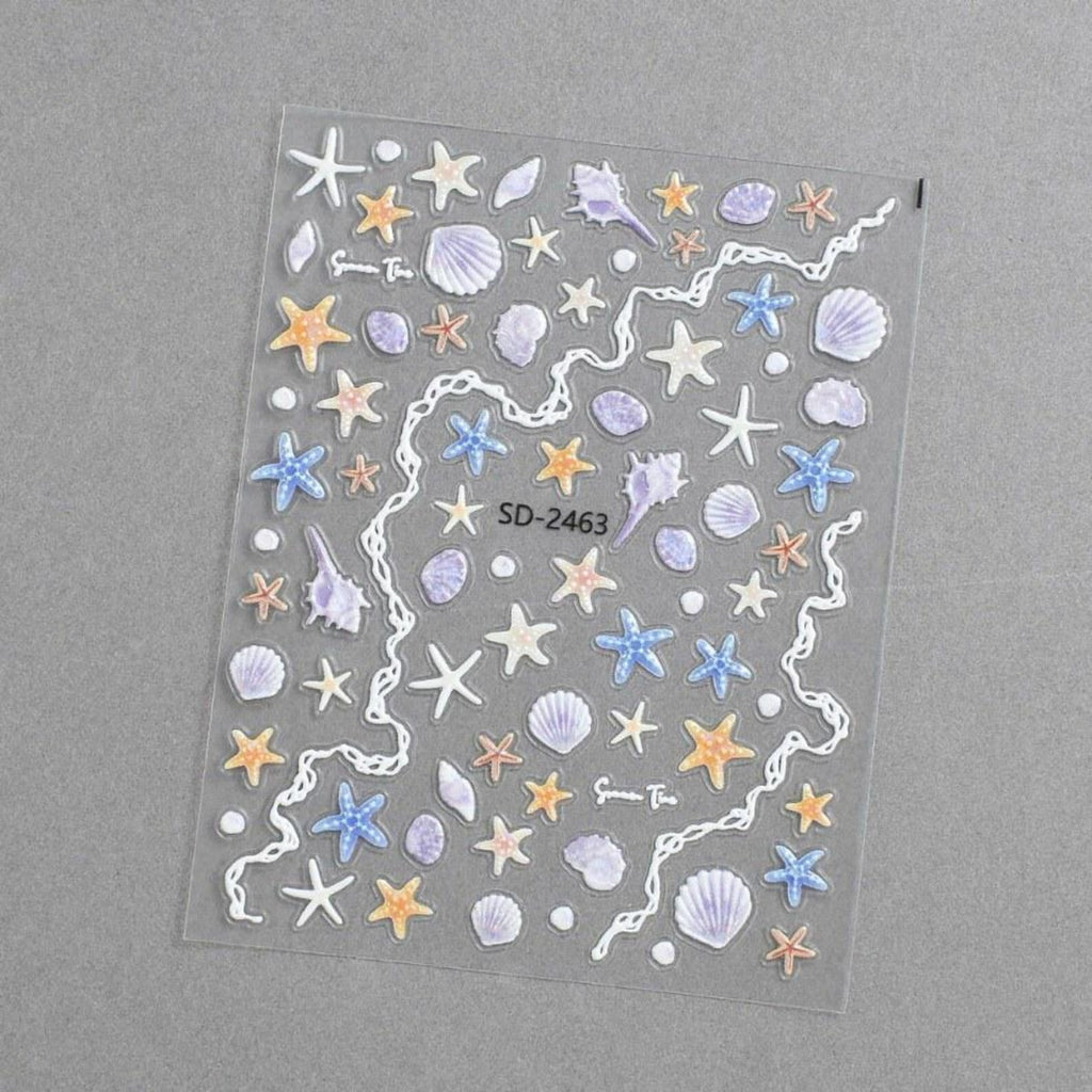 3D Kawaii Welpen- & Dessert-Nagelsticker | Geprägte Pastell-Abziehbilder für DIY-Maniküre | Süße Hund-, Cupcake- und florale ästhetische Nagelsticker