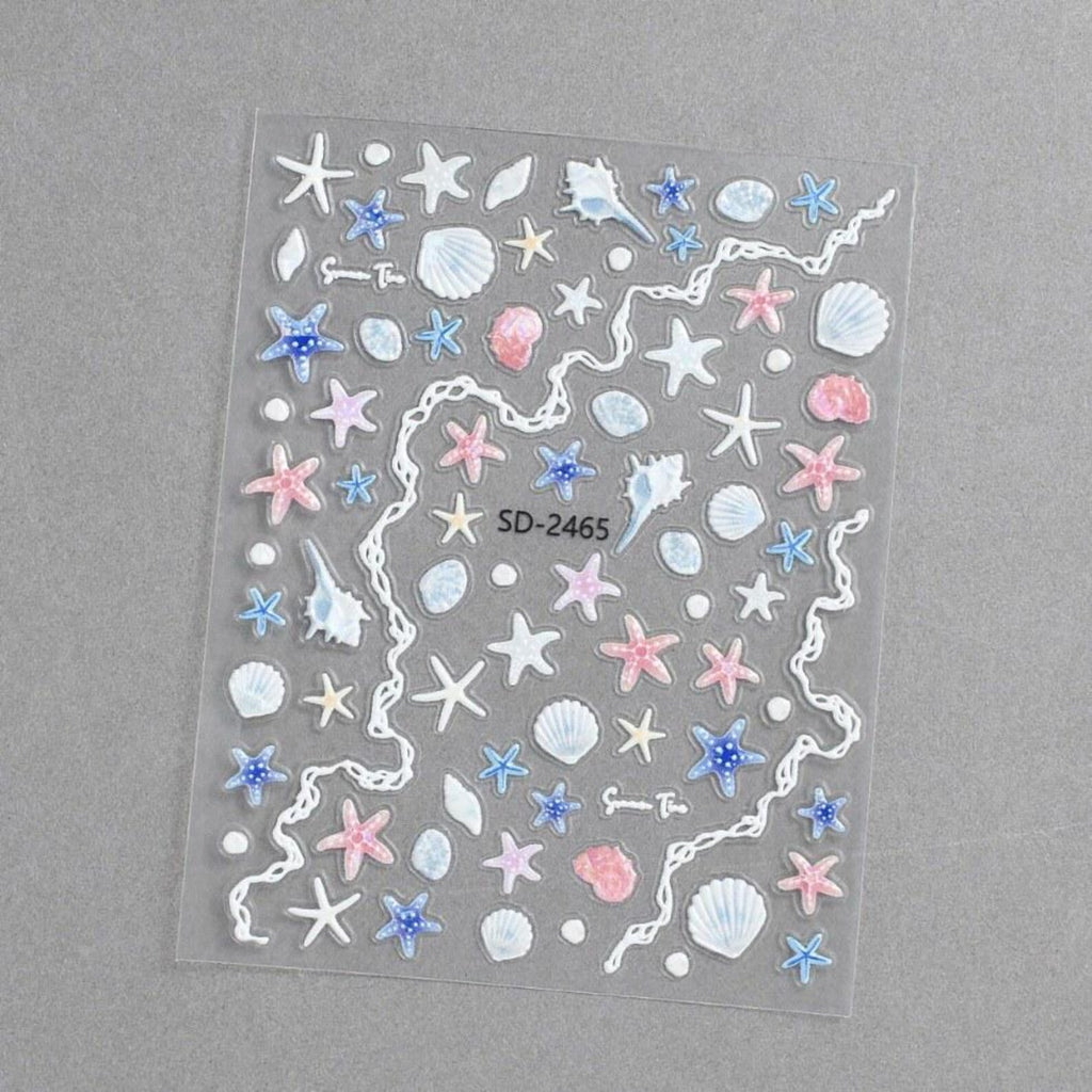 3D Kawaii Welpen- & Dessert-Nagelsticker | Geprägte Pastell-Abziehbilder für DIY-Maniküre | Süße Hund-, Cupcake- und florale ästhetische Nagelsticker