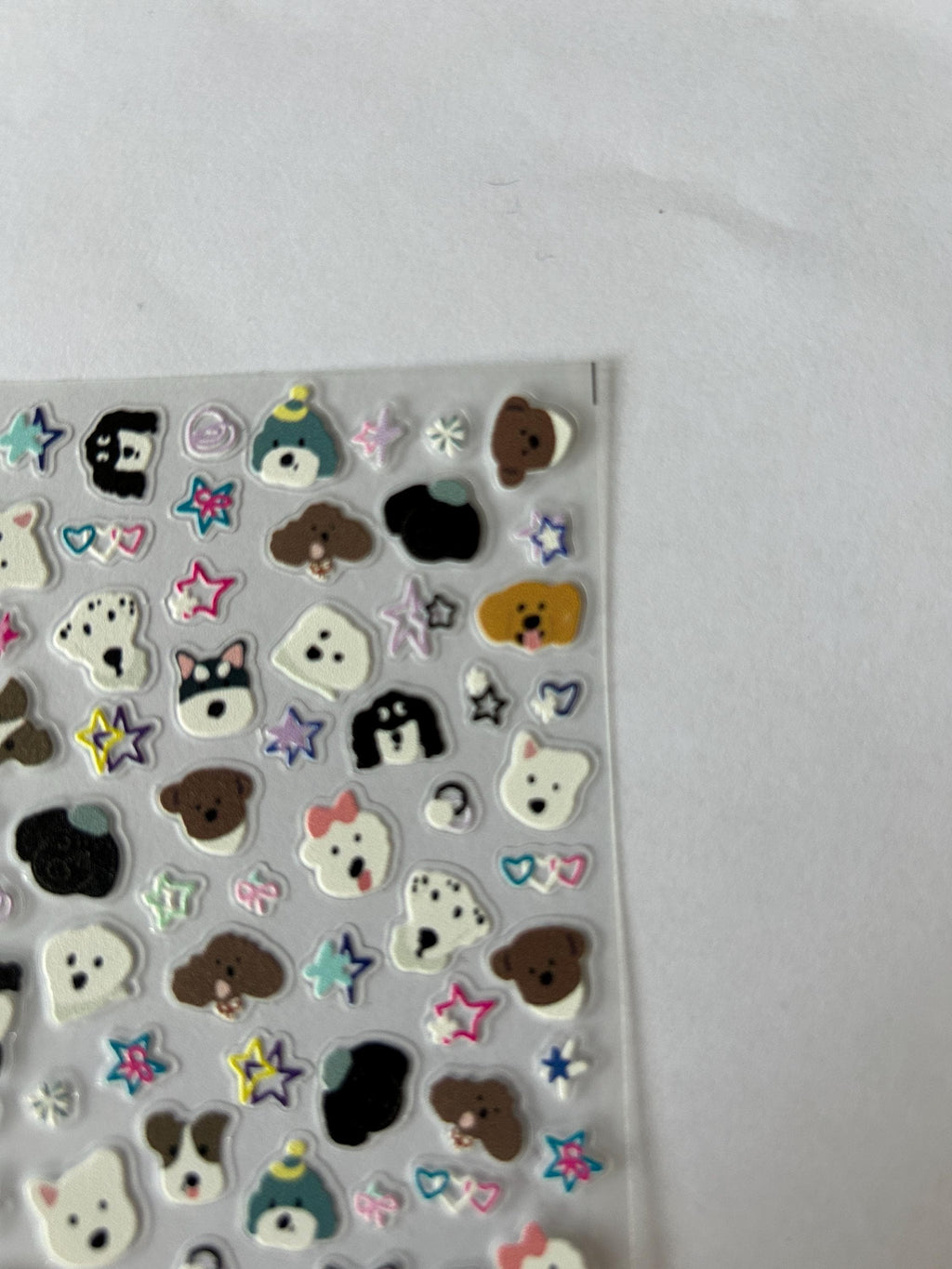 Hunde-Gesichtsaufkleber, Kawaii Welpenkunst, Haustier-Abziehbilder