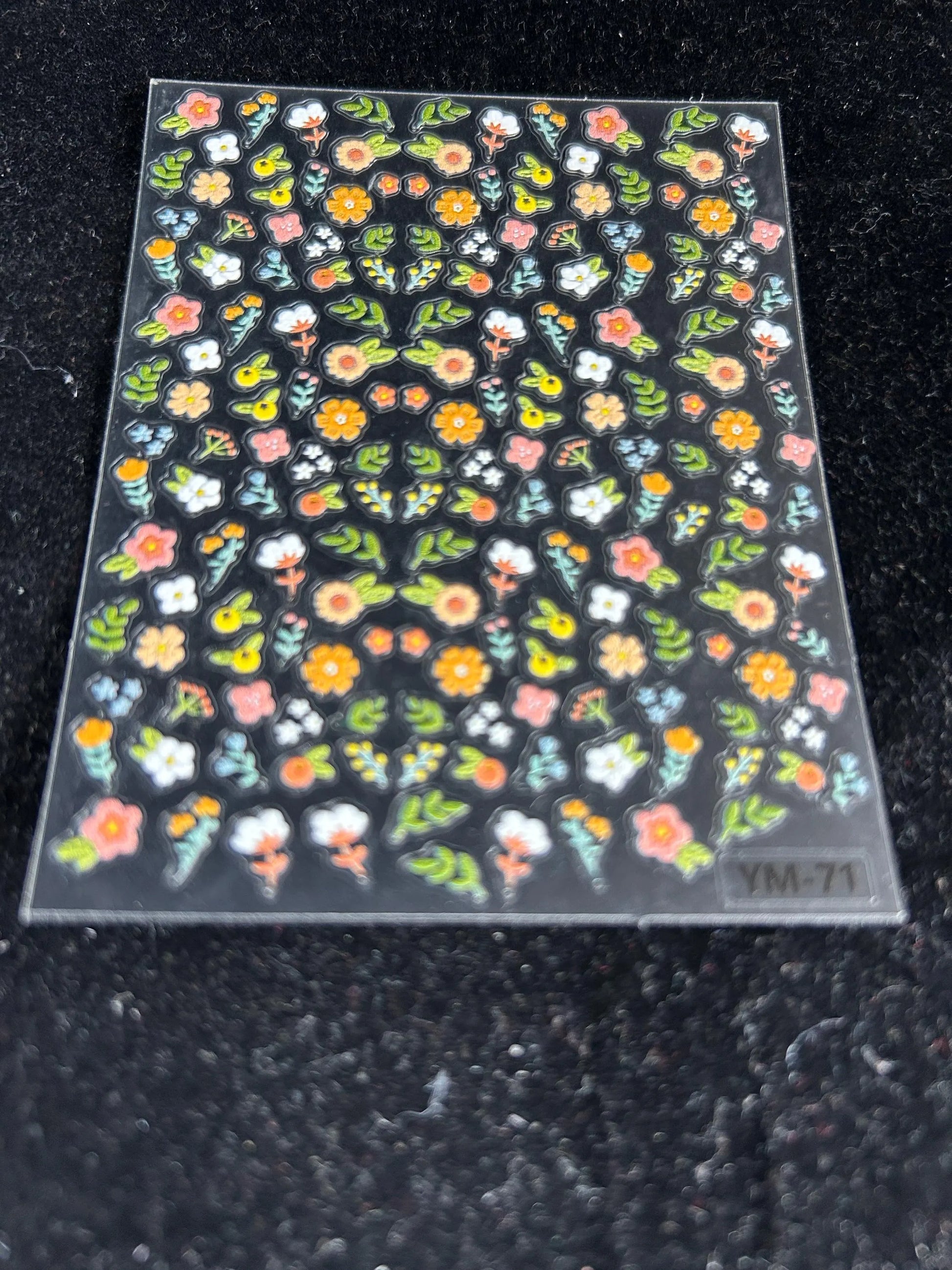 Vintage Floral Nail Stickers | Cute Botanical Flower Nail Art Decals for DIY Nails