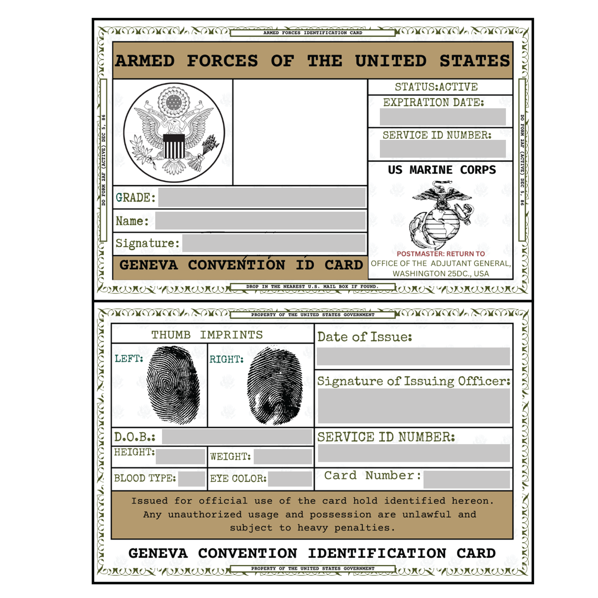 Armed Force Of United States - Dust