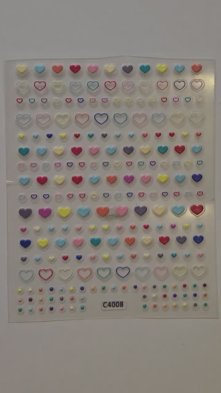 3D Bloom: Lebendige Präge-Blumen-Nagelkunst-Sticker