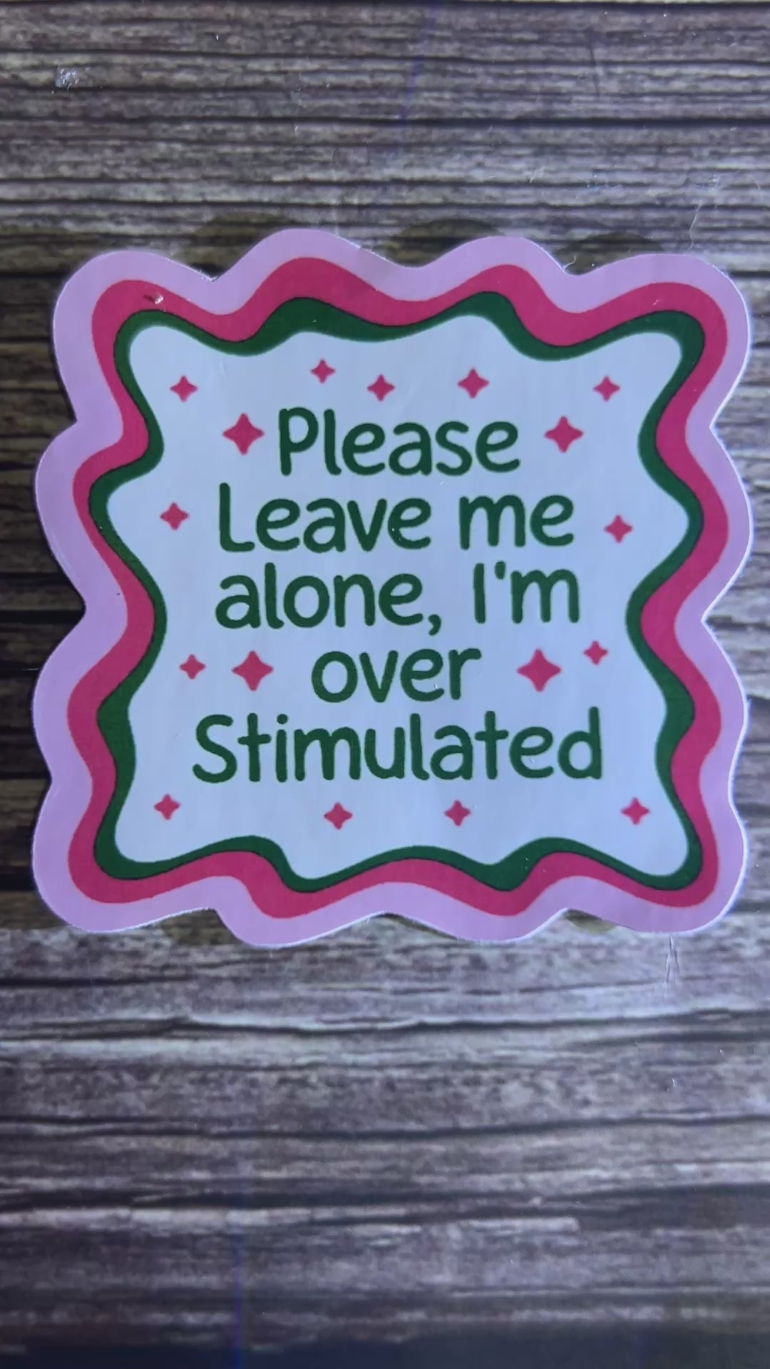 leave me alone, meme office, computer sticker |  Humor Decal (Laptop, Water Bottle)